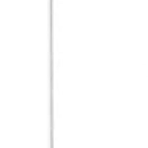 Globe Electric 67136 Delilah 72″ Torchiere Adjustable Reading Light, Matte White, Frosted Plastic Shade, 3-Step Floor Lamp Socket, Rotary On/Off Switch, 72.88″