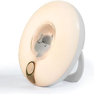 Motion Sensor Night Light for kids, UYICOO Magnetic Night lights Adjustable Brightness Under Cabinet Lighting, 3000K USB Cordless Rechargeable Battery Lights indoor for Hallway, Closet, Stair, Cabinet