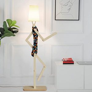 LAMFURART Creative Floor Lamp, Art Style Wood Halloween Floor Lamp as a Gift, Changeable Shape Floor Lamp for Living Room, Boys Girls Kids Room, Bedroom, Study & Office
