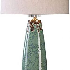 Uttermost Rovasenda Pale Mint Green Ceramic Table Lamp