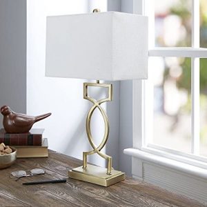 Silverwood LT1377G-Com Estelle 24.5″ Table Lamp with Shade, Gold