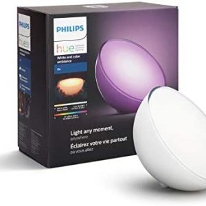 Philips Hue Go White and Color Portable Dimmable LED Smart Light Table Lamp (Requires Hue Hub, Works with Alexa, HomeKit and Google Assistant), White