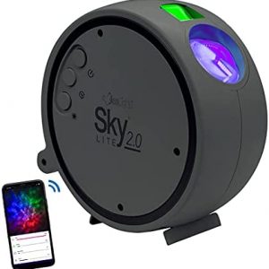 BlissLights Sky Lite 2.0 – RGB LED Laser Star Projector, Galaxy Lighting, Nebula Lamp (Green Stars, Smart App)