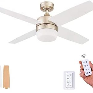 Prominence Home 51470-01 Atlas Ceiling Fan, 44, Champagne