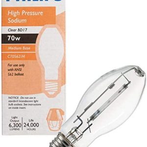 PHILIPS Lighting Co 460816 Bd17 Medium Highpressure Sodium High Intensity Light Bulb