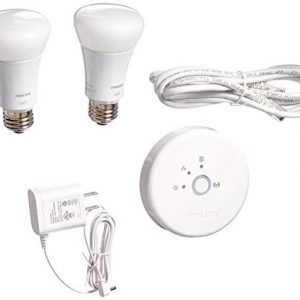 Philips 453761 Hue Lux 60W Equivalent A19 LED Personal Wireless Lighting Starter Kit